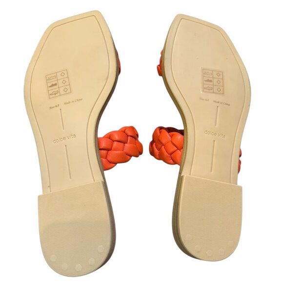 Dolce Vita Indy Slide Sandals - Size 6.5 - Color: Persimmon Stella - Picture 6 of 7